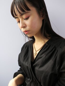 ウォーター 表参道(WATER) エアストレート/シースルー前髪/こなれヘア/表参道/南青山