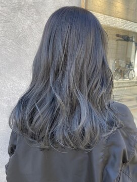 ニア 清澄白河(nir) 〈清澄白河 半個室〉ムラ直し/ブルーグレー