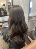 ブリーチなし*艶たっぷりの透明感カラー