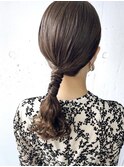 タイトポニーヘアアレンジ　schritt mutsuki