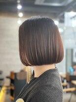 ソイクフ 四条大宮店(SOY-KUFU)&nbsp;大人可愛い◎似合わせカットイメチェンレッドブラウンボブ