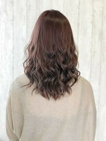 エアービジュー(Air Bijou)&nbsp;ゆるふわ波ウェーブ×美髪3Dカラーピンクパープル