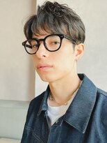 癖毛風パーマ 外国人風ヘア メンズマッシュ マッシュパーマ