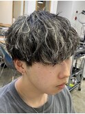 【RYUYA】束感マッシュ×ホワイトハイライト