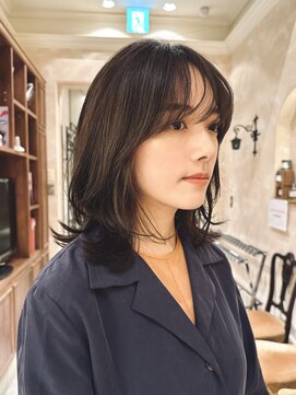 ビュートリアム265(BEAUTRIUM 265) ミディアムレイヤー/レイヤーカット/アッシュ/くびれヘア/銀座