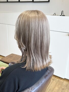 ルッツ(Lutz. hair design) 【色が落ちてもかわいい！】ミルクベージュ【千代田彩夏】