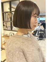 ラボヌールヘアー 札幌店(La Bonheur hair etoile) 【熊澤】あごラインミニボブスタイル