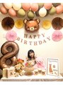 アンテナ 安城店(ANTENA) 娘8歳♪誕生日は気合い入れて飾り付けとケーキ頑張ってます！