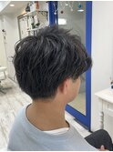 パーマ活かしカット/ハイライト/マッシュパーマ/ウルフ　新籾