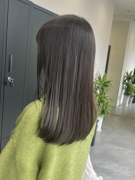 ゴウトゥデイシェアサロン 町田店(GO TODAY SHAiRE SALON) ブリーチ無しでも透明感たっぷりオリーブカラー♪