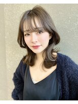 レーヴバイロンド 仙台(Reve by Lond)&nbsp;韓国風ミディアムレイヤー 髪質改善 縮毛矯正 姫カット カール