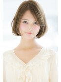 山村/小顔ワンカール前下がりボブ/ショートボブ/前髪なし/東銀座