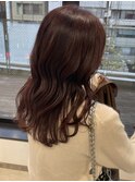 レイヤー×ボルドーカラー