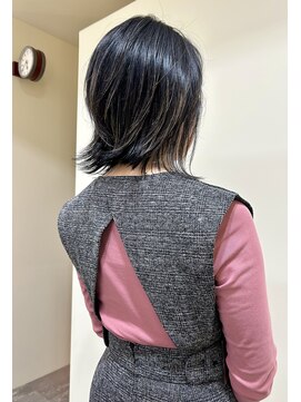 ヒントステーション(HINTSTATION) 〈浅草 半個室〉躍動感レイヤーボブ