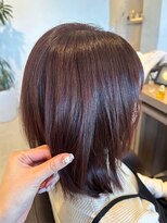 トリッカバルコニー ハヤマ(tricca Balcony Hayama)&nbsp;ショートボブ/レッドブラウン/艶髪