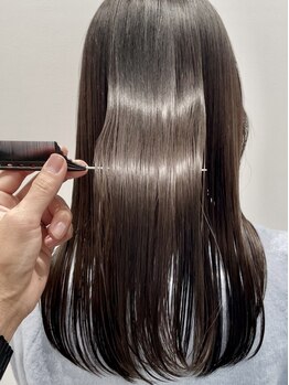 セイン(sane.)の写真/[酸熱Trのお取扱いも◎]髪質改善でお手入れしやすいヘアに◇忙しい子育て中のママさんやOLさんにおすすめ!