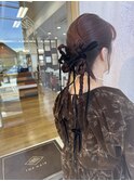 お呼ばれヘア