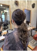 お呼ばれヘアー