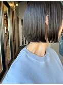#BLUEボブ　あご下ベーシックボブ