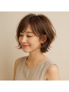 スープレックス ヘアーデザイン(SOUPREX HAIR DESIGN) SOUPREXエアリーショートボブ20代 30代 40代 50代 60代髪質改善