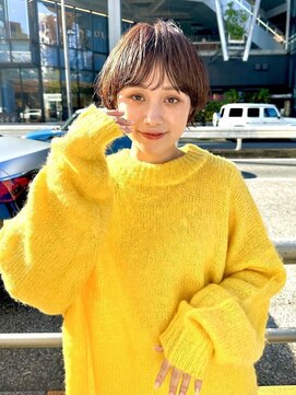 フォト 武蔵小杉(foto) 暗めカラー/グランマッシュ/デザインカラー/ショートボブ