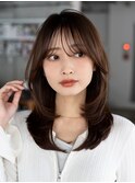 ロングレイヤーカットくびれロング似合わせカット顔周りカット