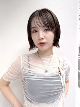 トルネード(TORNADO) ショートボブミニボブ丸みひし形前髪あり丸顔絶壁K20250918
