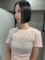 スウィープ(sweep)&nbsp;タイトボブ/切りっぱなしボブ/ブラック