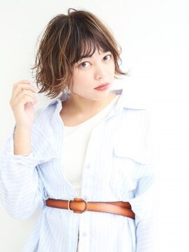 ケーツー エソラ池袋店(K-two) ミニマムボブで愛されウェーブ［髪質改善/池袋&目白&大塚］