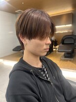 ニコ トウキョウ ロジック(nico TOKYO Logic) メンズセンターパートウルフセンターパートニュアンスパーマ襟足