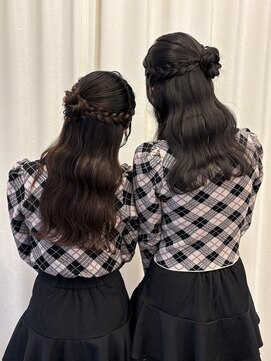 ボタン ハカタ(VOTAN hakata) 【votan sanae】双子アレンジ/くるみちゃんヘア/ハーフアップ/l