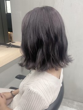 ギークス(GEEKS) 【GEEKS渋谷】アッシュグレージュ/伸ばしかけボブ/小顔/20代30代