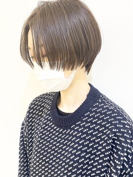 モリオ フロム ロンドン 成増店 【morio成増/玉井】マッシュショート  アッシュカラー