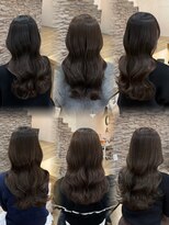 ヘア カンパニー トワ 千葉店(TOWA)&nbsp;千葉/千葉駅/ダブルカラー/ダークアッシュ/黒髪/ヘッドスパ