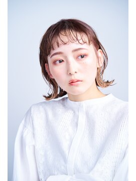 ユニックス ノクティプラザ溝口店(UNIX) 【UNIX溝口】抜け感エアリーボブシルキーベージュ
