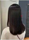 艶髪/ストレートヘア/ダークブラウン