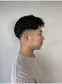 刈り上げセンターパート/ラルフサーフカール