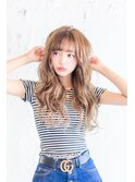 グレージュのプルエクステでナミナミウェ～ブ(^o^)／