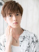 モッズヘアー メン 戸田公園店(mod's hair men)&nbsp;斜めバングハイトーンカラー王道フルバングルーズショートi