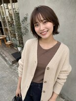 ラナ(LaNA)&nbsp;軽やかな毛先と透け前髪のブラウンボブ