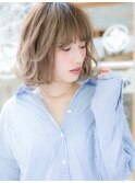 *mod's越谷*外国人風カラーの前下がりボブa