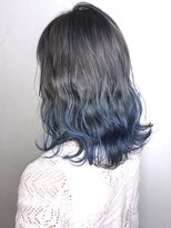 ソース 梅田(SOURCE)&nbsp;【SOURCE】シルバーブルーグラデーション