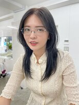 繭 透明感ダークグレー