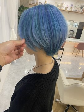 リアン 上尾店(Rien) ボブ/カーキグレージュ/マッシュショート/フェザーバンク[上尾]