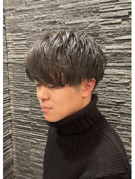 プレミアムバーバー 表参道店(PREMIUM BARBER produce by HIRO GINZA) 前下がりマッシュ
