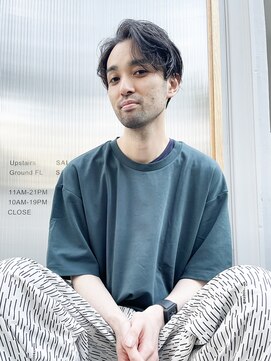 サル 代官山(SAL) 【SAL】メンズスッキリアップバング ニュアンスパーマ＊菅原誠＊