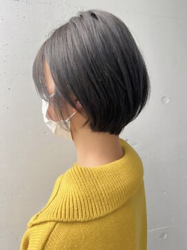 シュリット(schritt) 伸ばしかけショート ボブ グレージュ エジリ