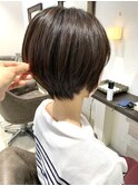 ショート 大人可愛い20代30代40代 ショートボブ 丸みショート