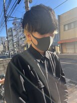 サムソンアンドデリラ 調布店&nbsp;メンズ　ウルフカット　アンブレラカラー