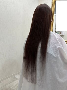ヘアーカルチャー おゆみ野店(HAIR CULTURE) スーパーロングストレート髪質改善カラー30代40代50代